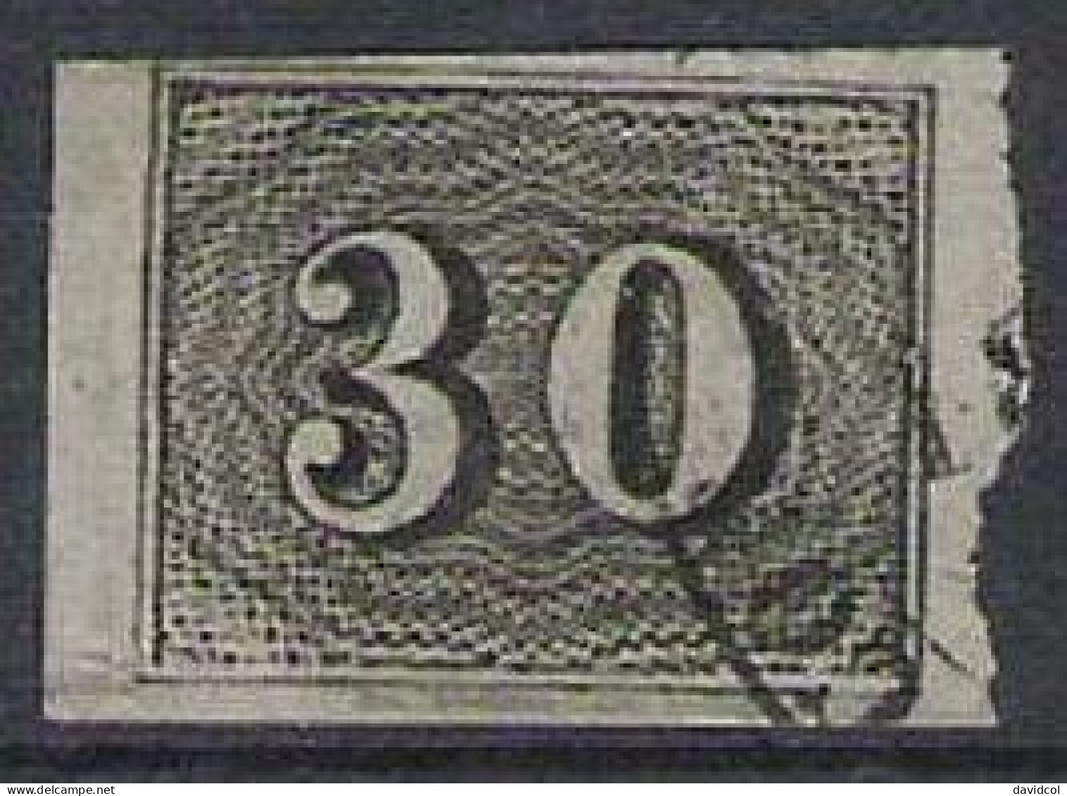 2683D - BRASIL - 1849 - MI#:13 - USED - NUMERALS - Gebraucht