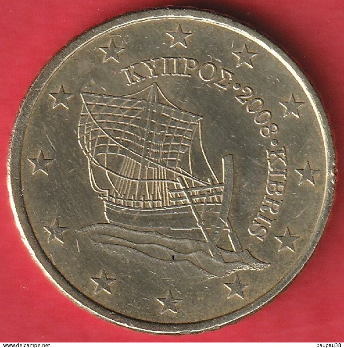 CHYPRE 50 CENTS 2008 - Cyprus