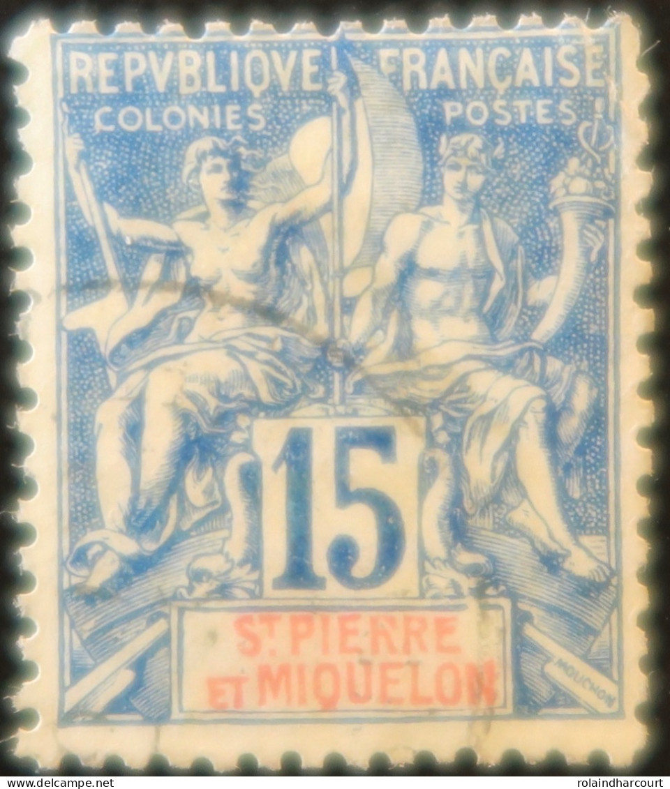 R2141/124 - 1892 - S.P.M. - N°64 Oblitéré - Used Stamps