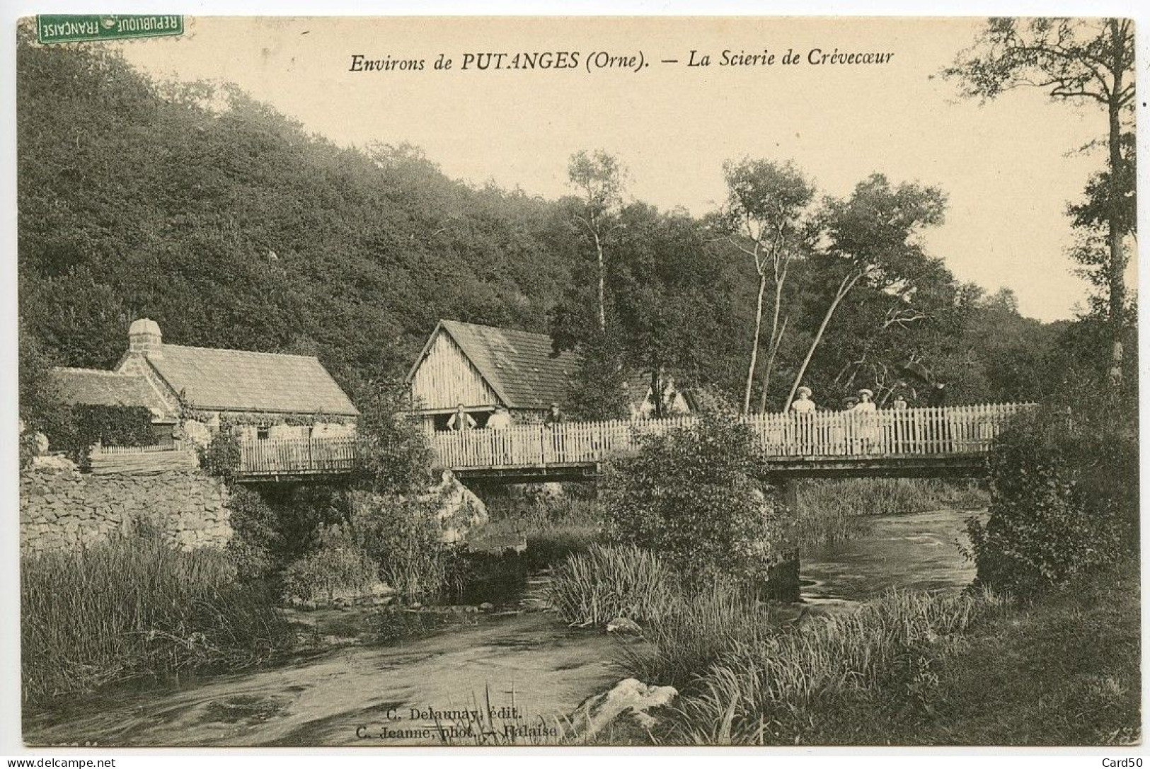 Putanges - La Scierie De Crèvecœur - Delaunay Falaise - TBE - Animée Et Pas Courante - Putanges