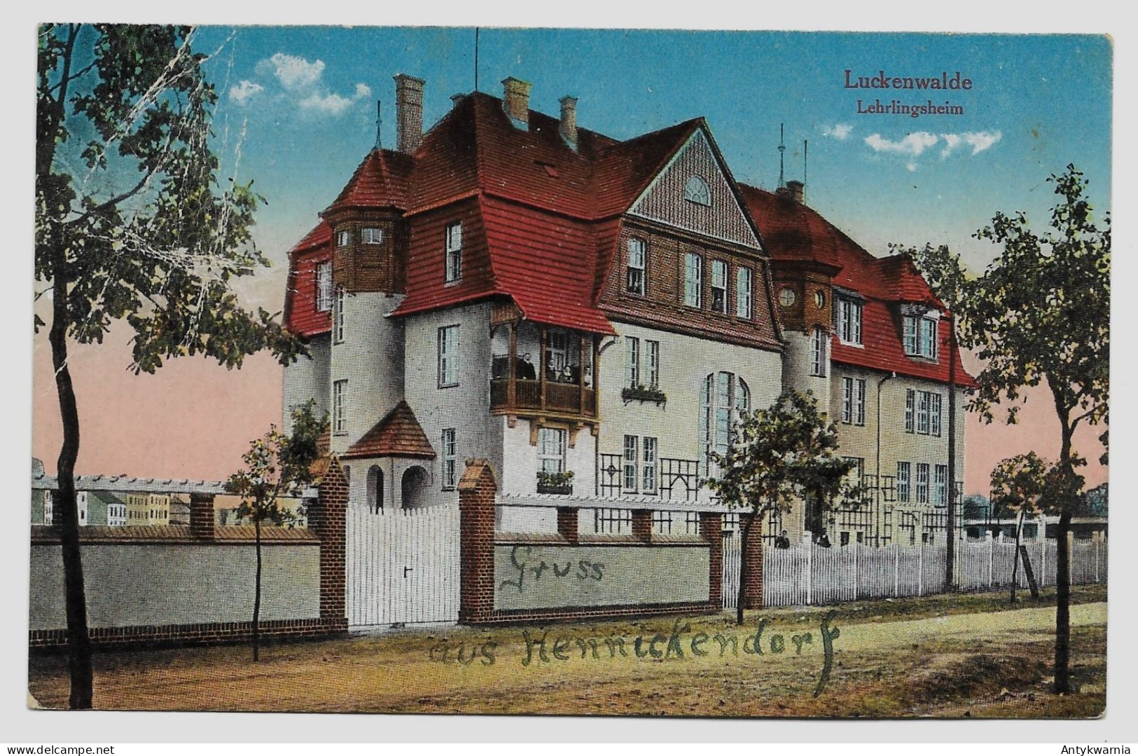 Luckenwalde Lehrlingsheim 1919y.   G498 - Luckenwalde