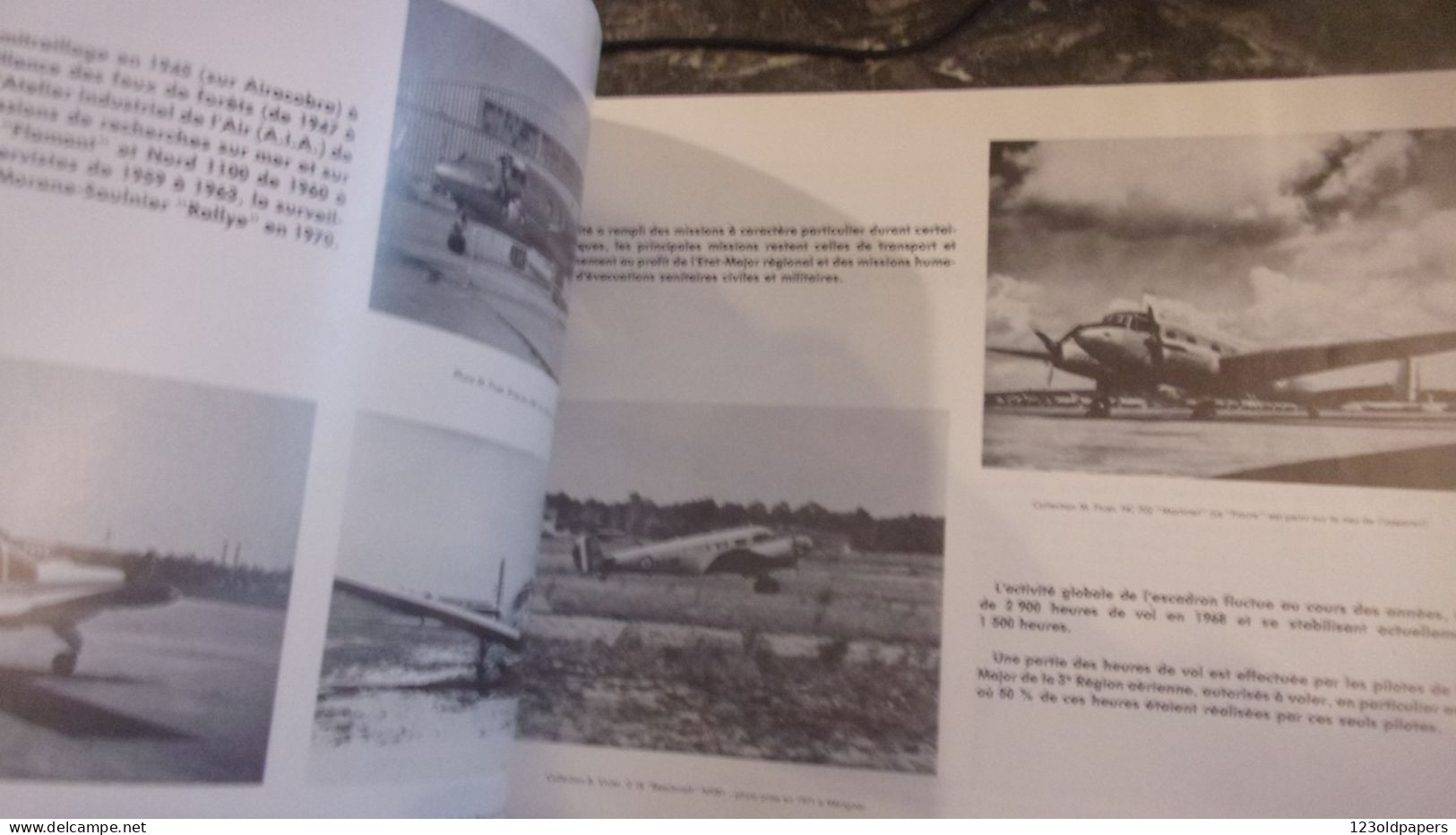 1984 AVIATION WWII ESCADRON DE TRANSPORT ET D ENTRAINEMENT MEDOC BORDEAUX MERIGNAC  1944 /1984 EX N° 89/460