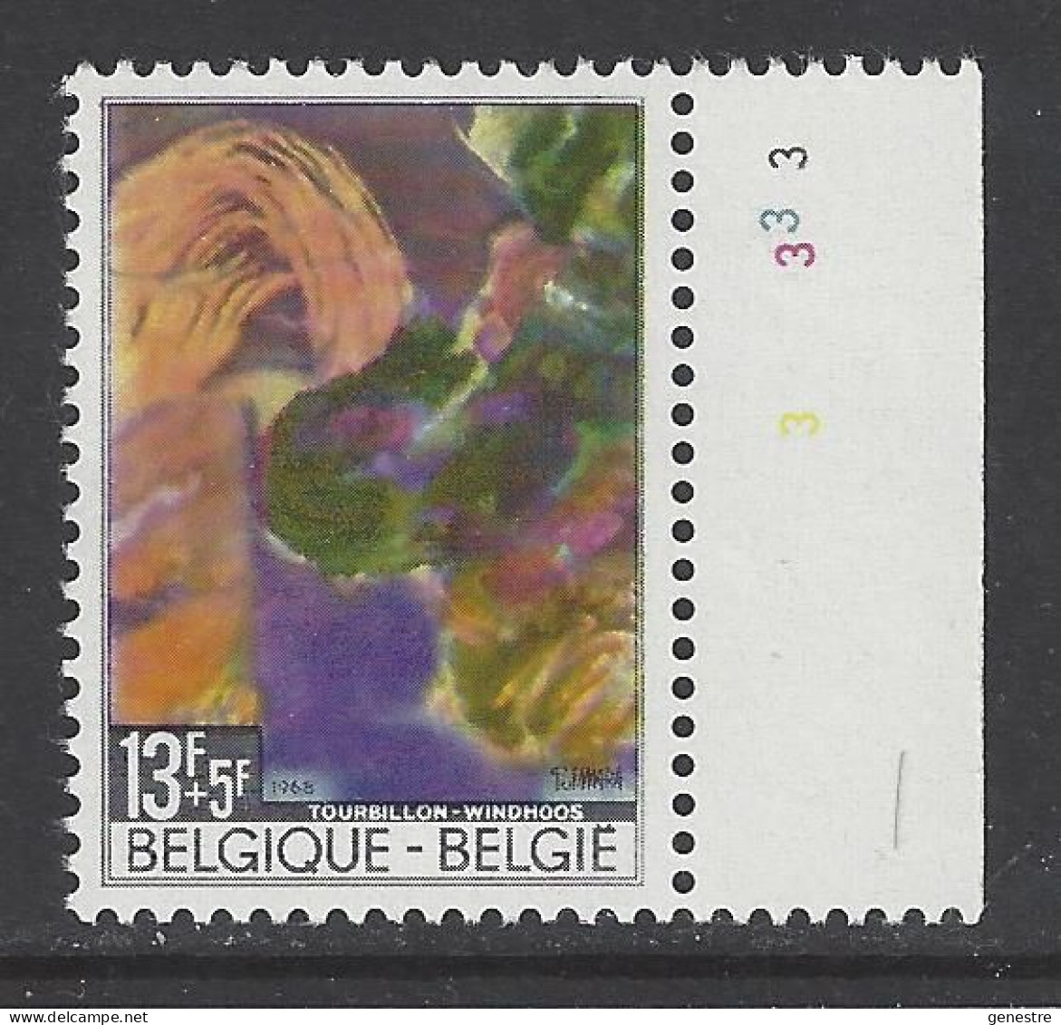 Belgique - 1968 - COB 1465  ** (MNH) - Planche 3 - 1961-1970