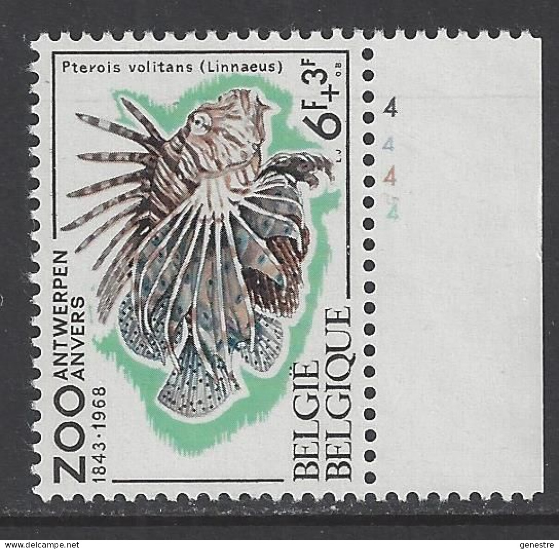 Belgique - 1968 - COB 1472  ** (MNH) - Planche 4 - 1961-1970