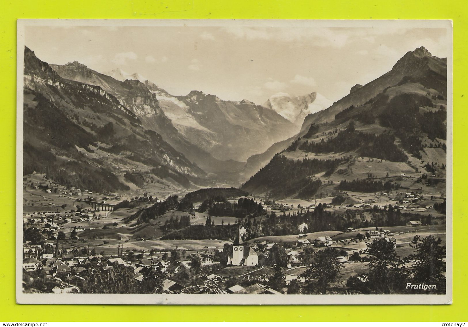 Zürich FRUTIGEN N°3634 Vue Générale En 1932 VOIR DOS - Rüti