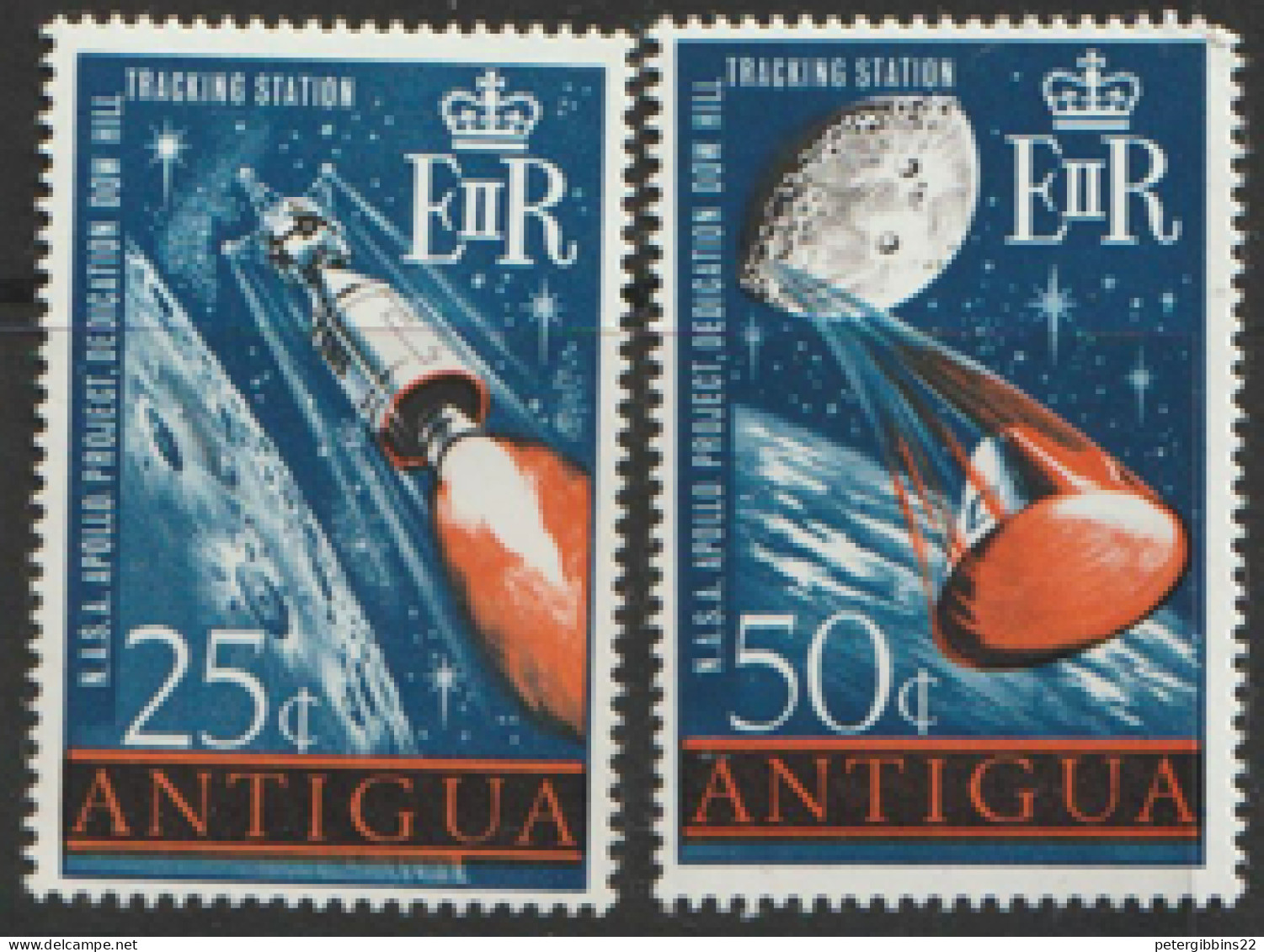 Antigua   1968   SG 214-5  Apollo  Unmounted Mint - 1960-1981 Autonomie Interne