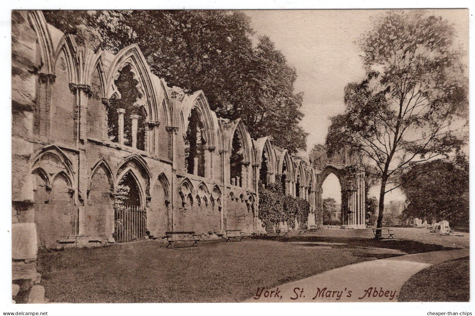 YORK - St. Mary's Abbey - Frith 18477 - York