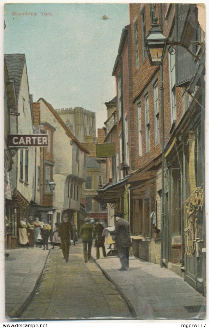 Shambles, York, Attractive Postcard - York