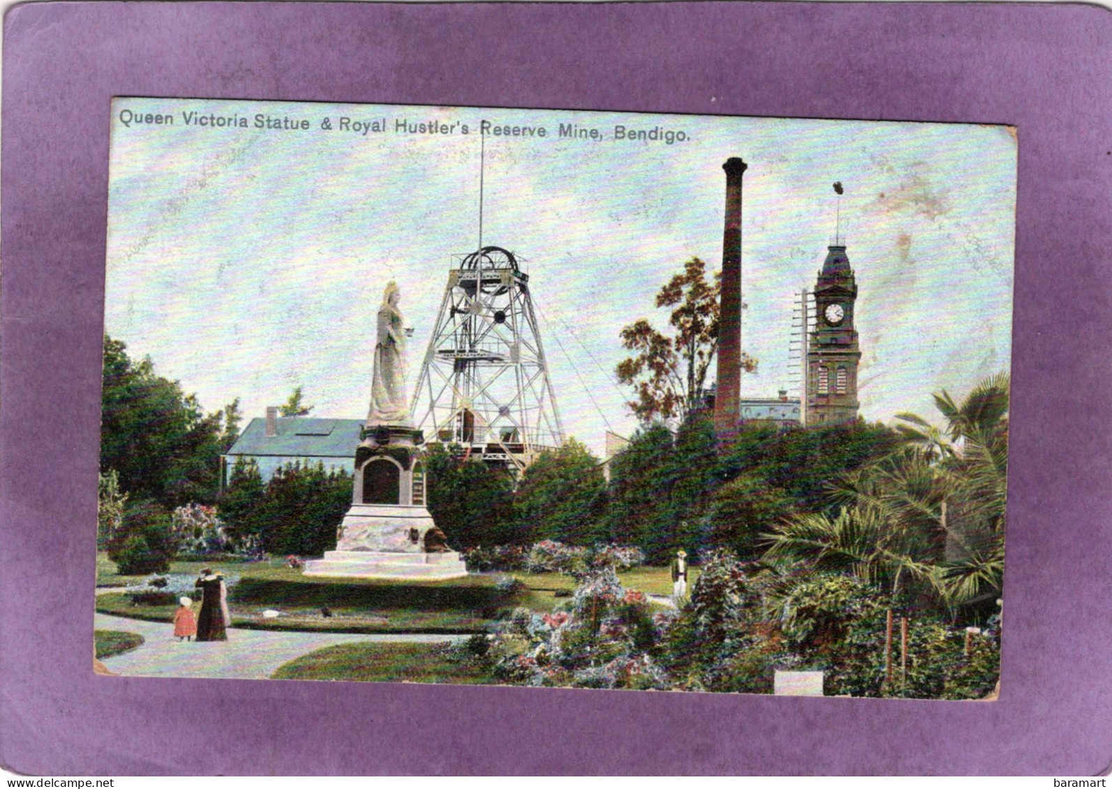 BENDIGO Queen Victoria Statue & Royal Hustler's Reserve Mine - Bendigo