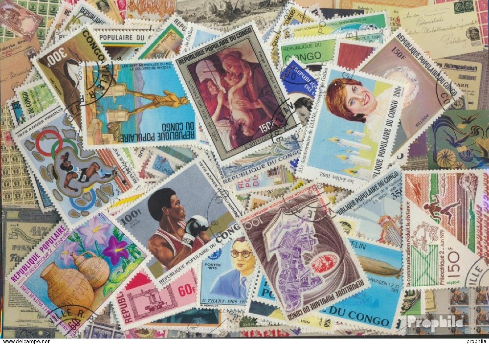 Kongo 200 Verschiedene Marken - Colecciones
