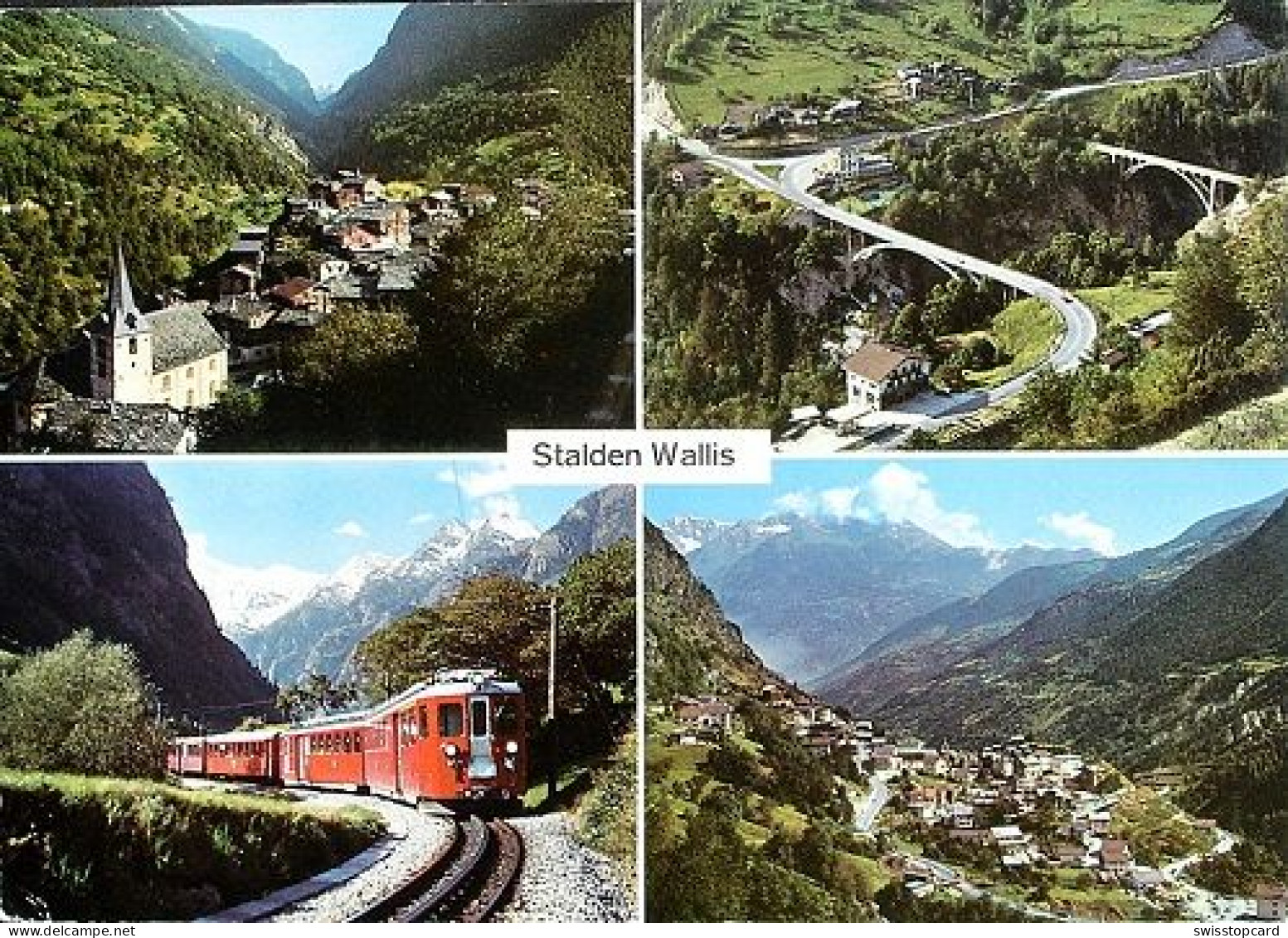 STALDEN Visp-Zermatt-Bahn - Stalden