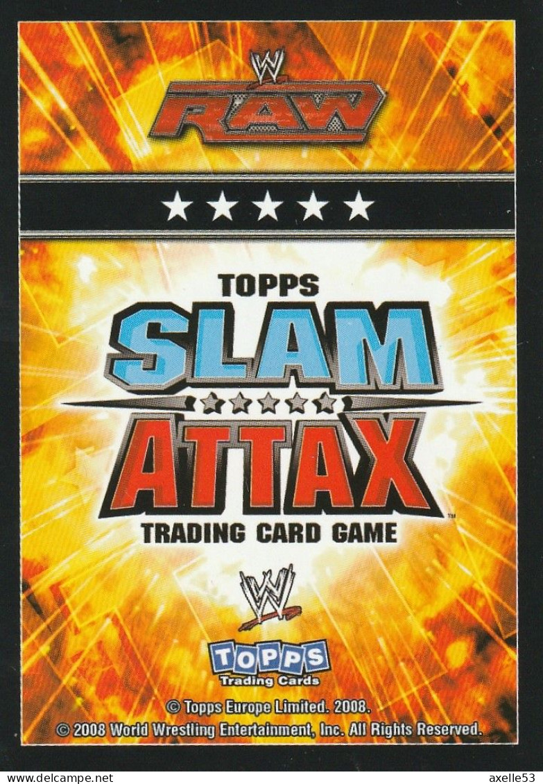 Carte Slam Attax  (8389)  Rey Misterio - Artes Marciales