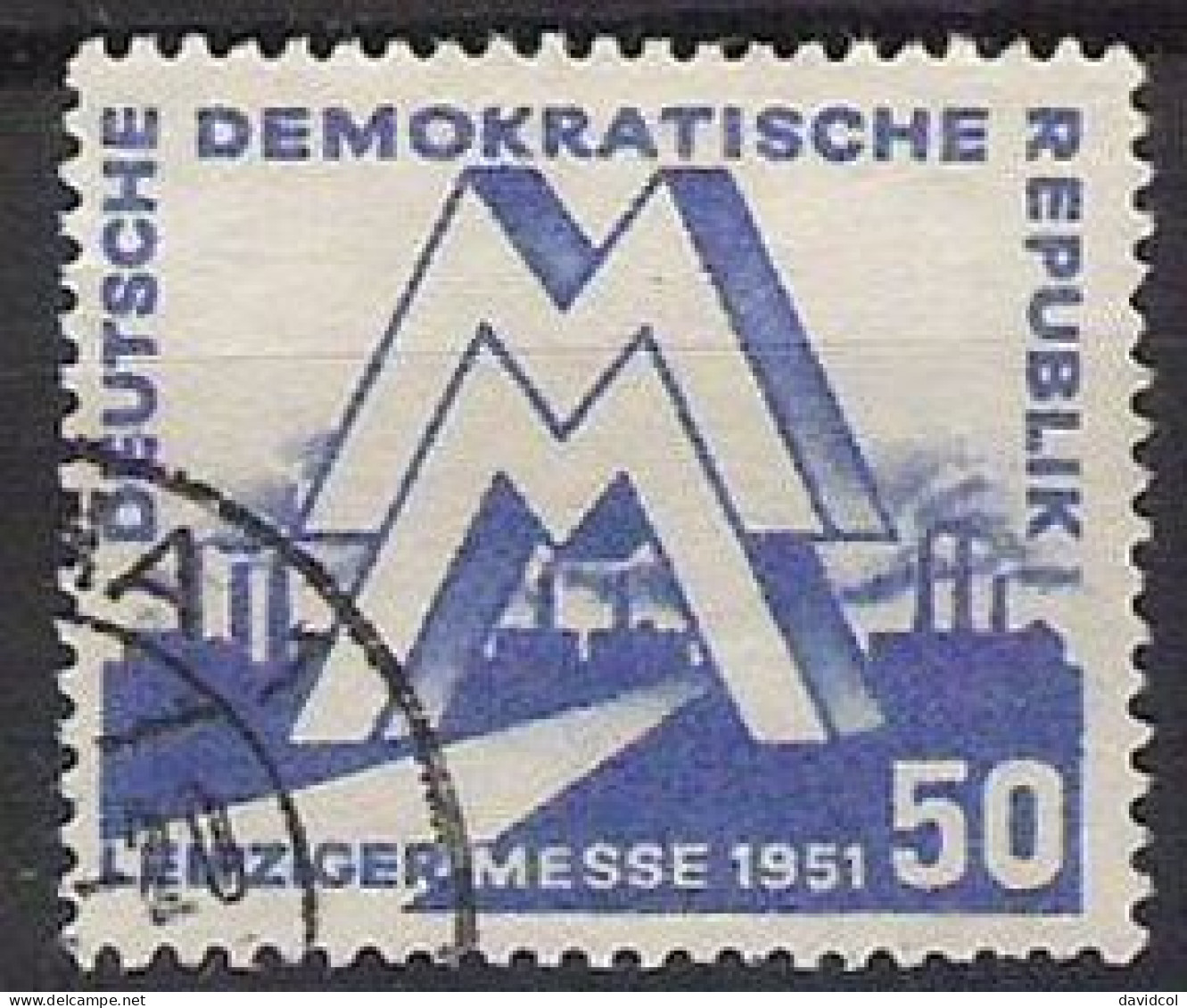 2692C - DDR - 1951 - MI#: 283 - USED - Gebraucht