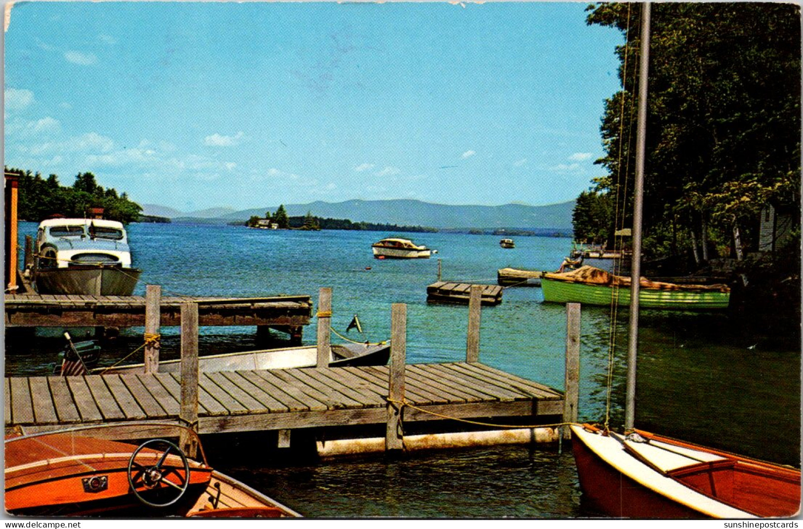 New Hampshire Lake Winnipesaukee Boat Docks - White Mountains