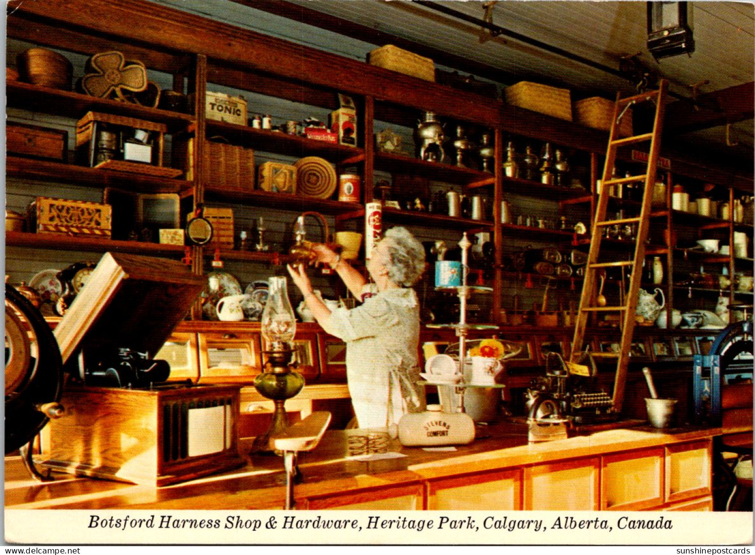 Canada Calgary Heritage Park Botsford Harness Shop & Hardware Interior - Calgary
