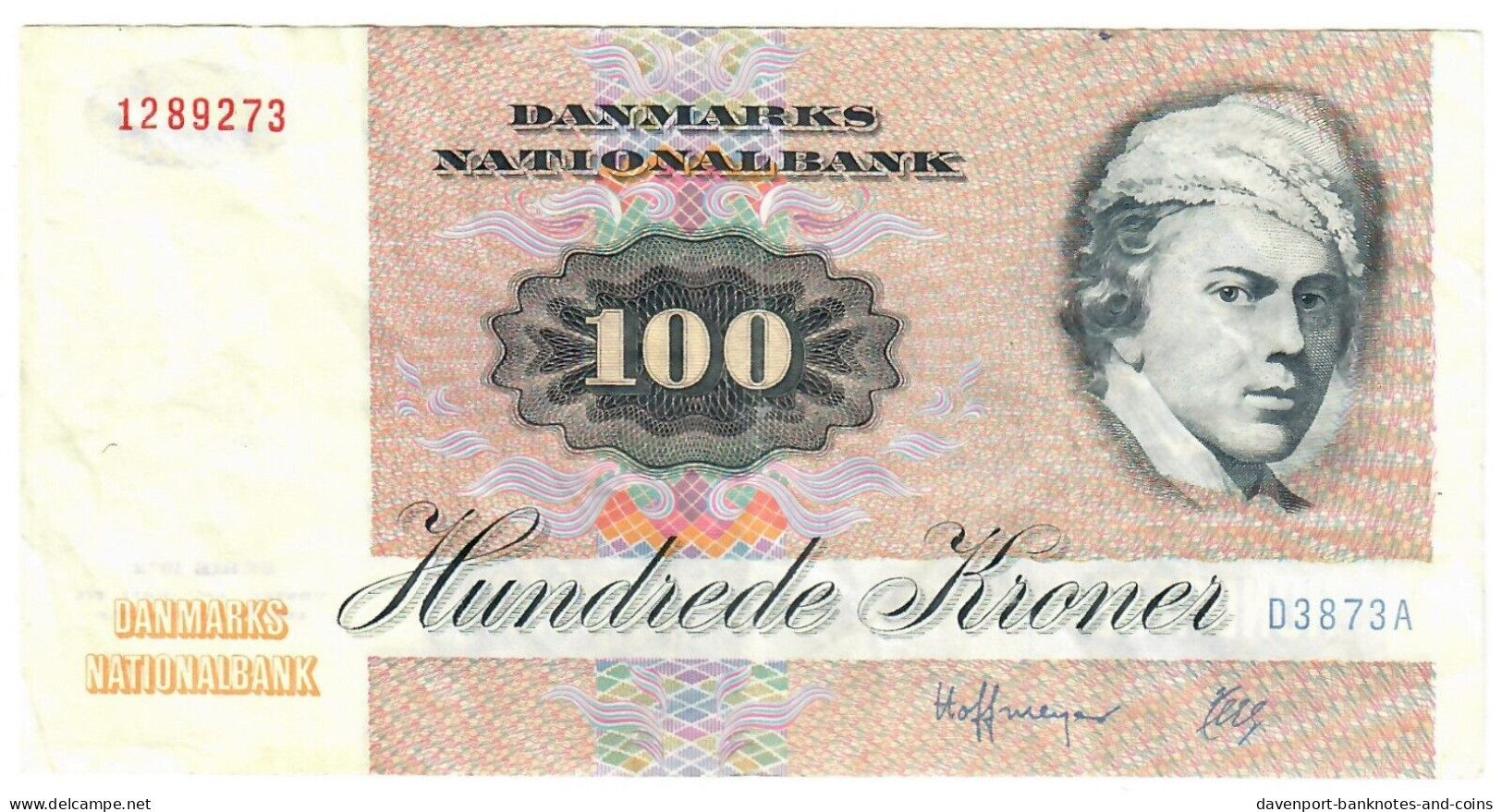 Denmark 100 Kroner 1987 VF [2] - Dinamarca