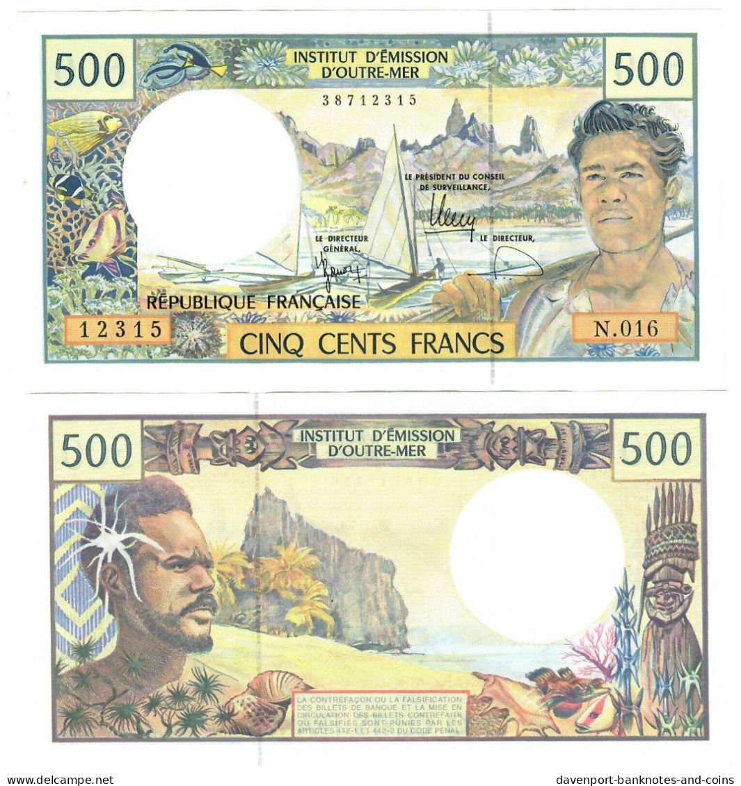 French Polynesia 500 Francs CFP 2010 (Sig 12) AUNC - Territori Francesi Del Pacifico (1992-...)