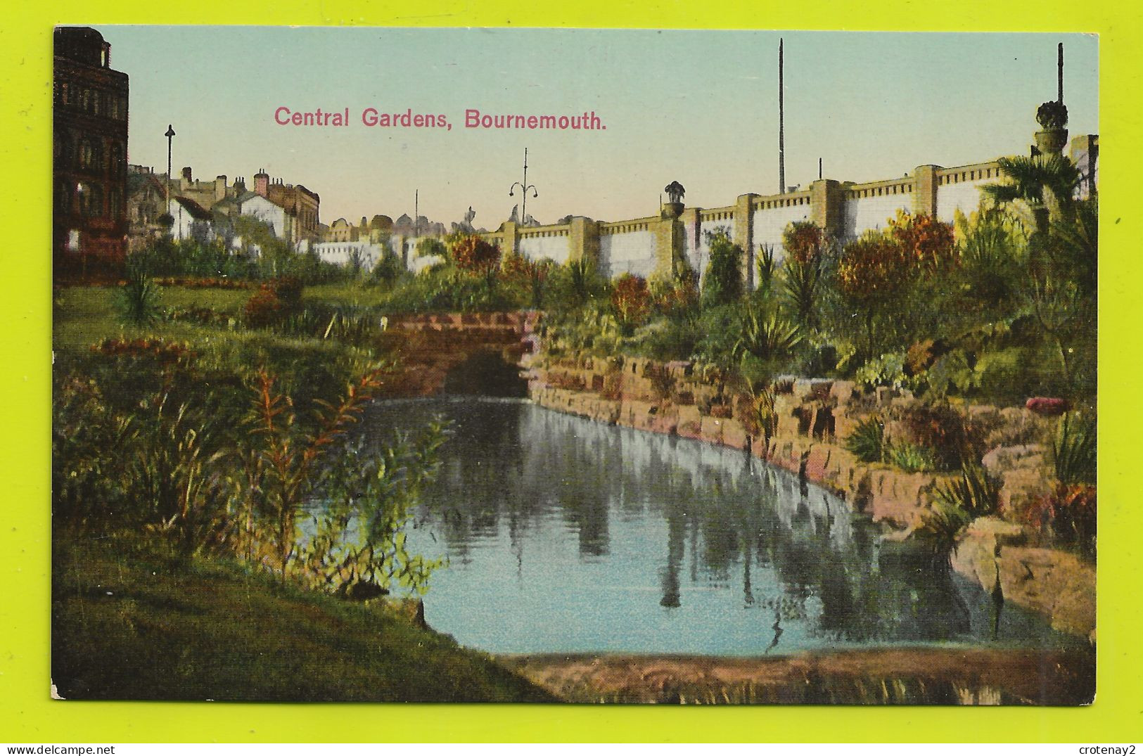 Angleterre BOURNEMOUTH Central Gardens VOIR DOS - Bournemouth (from 1972)