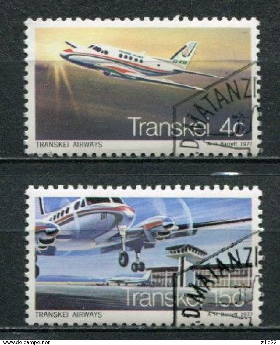 Transkei Mi# 22-3 FDC-gestempelt/CTO - Airplanes - Ciskei