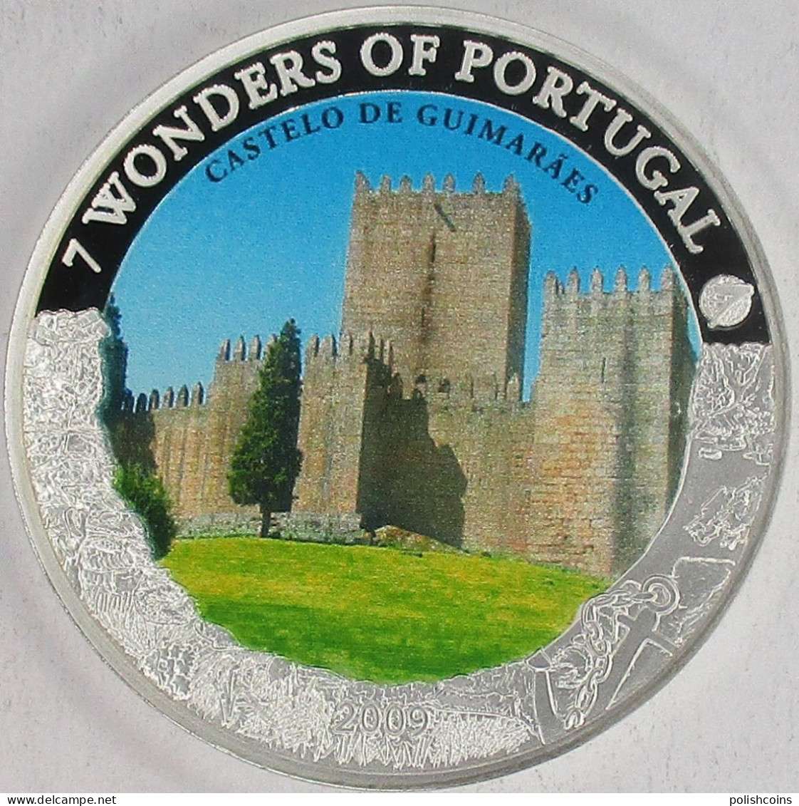 COOK ISLANDS 2009 7 Wonders Of Portugal $1 Castelo De Guimaraes UNC - Islas Cook