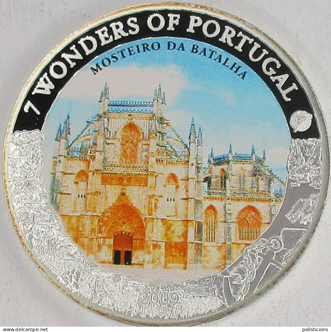 COOK ISLANDS 2009 7 Wonders Of Portugal $1 Mosteiro Da Batalha UNC - Cook