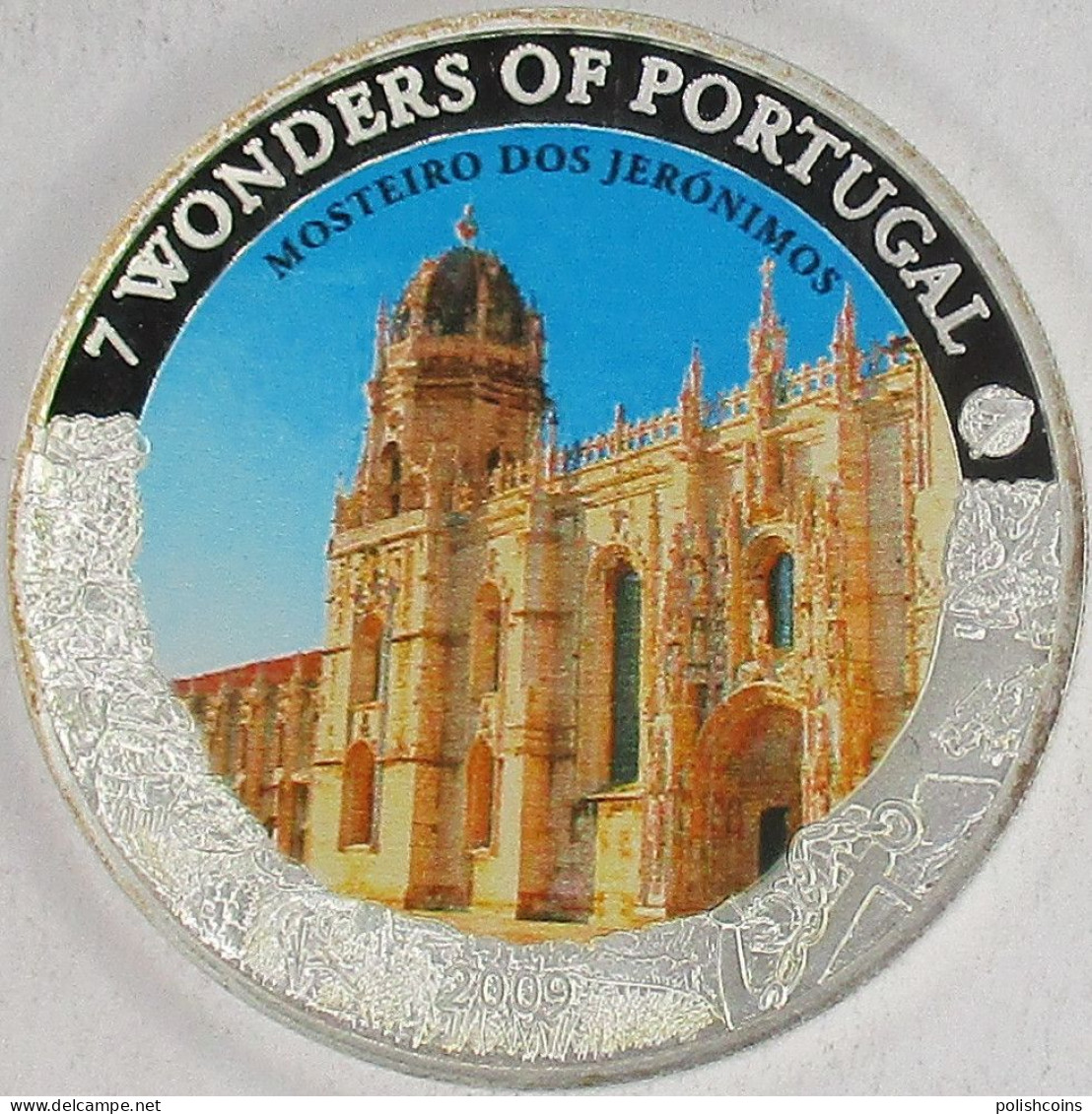 COOK ISLANDS 2009 7 Wonders Of Portugal $1 Mosteiro Dos Jeronimos UNC - Cook Islands