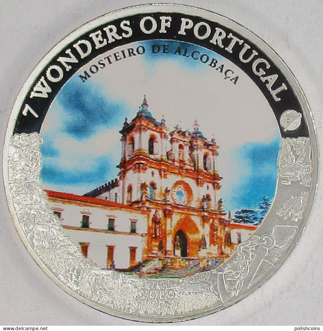 COOK ISLANDS 2009 7 Wonders Of Portugal $1 Mosteiro Da Alcobaca UNC - Cook