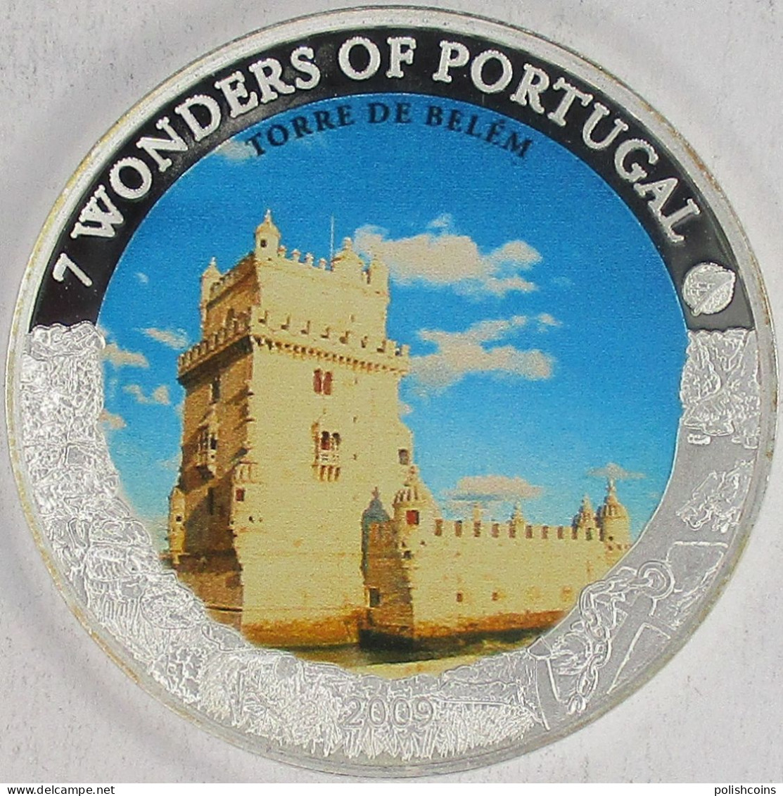 COOK ISLANDS 2009 7 Wonders Of Portugal $1 Torre De Belem UNC - Cook