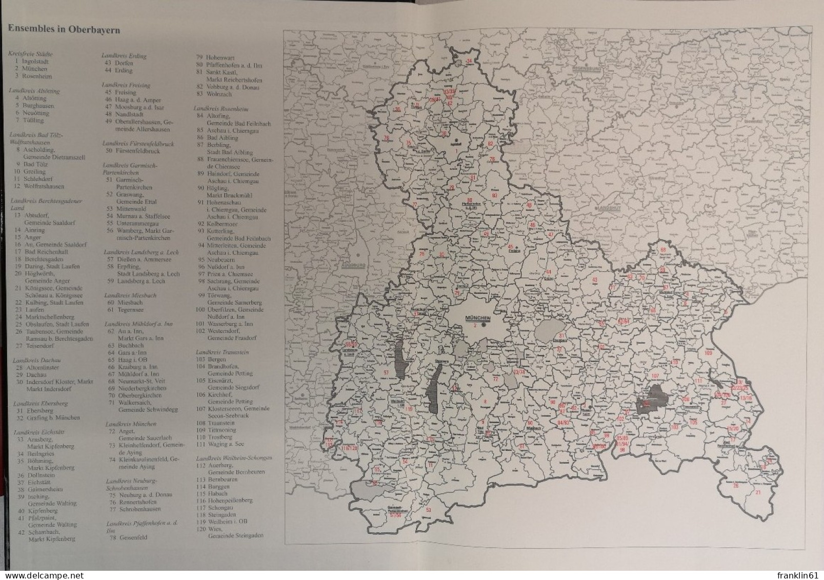 Denkmäler In Bayern.  Bd. I. A... Ensembles In Oberbayern. - 4. Neuzeit (1789-1914)