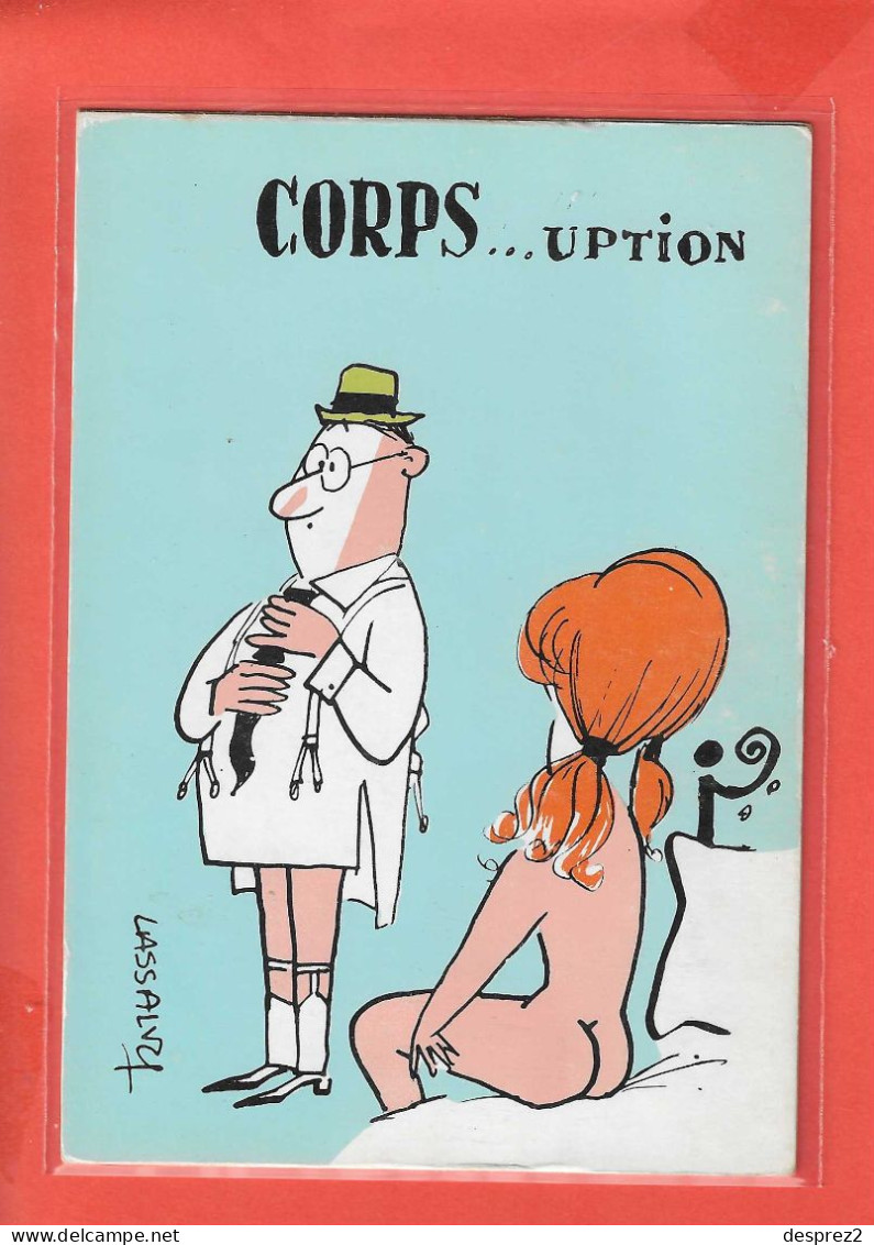 NU LASSALVY ILLUSTRATEUR Cp CORPS UPTION  Format 15 Cm X 10.5 Cm - Lassalvy