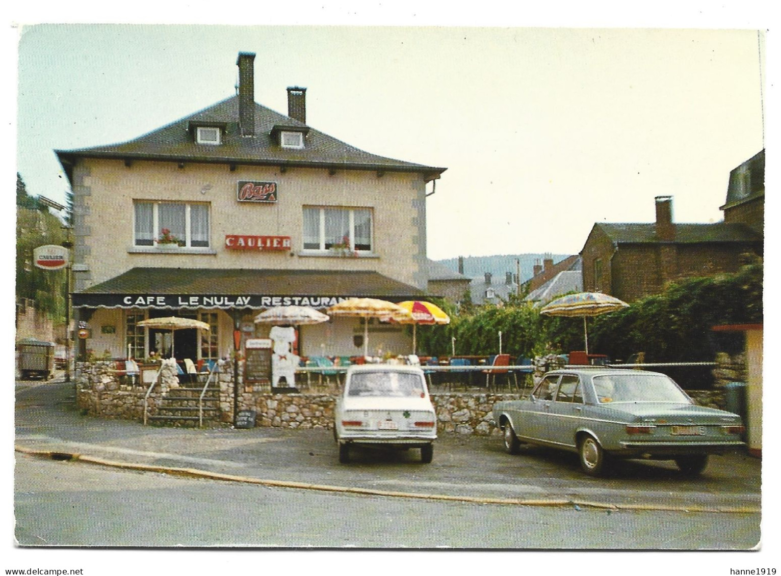 La Roche En Ardenne Photo Carte Café Restaurant Le Nulay Place De Bronze Luxembourg Htje - La-Roche-en-Ardenne