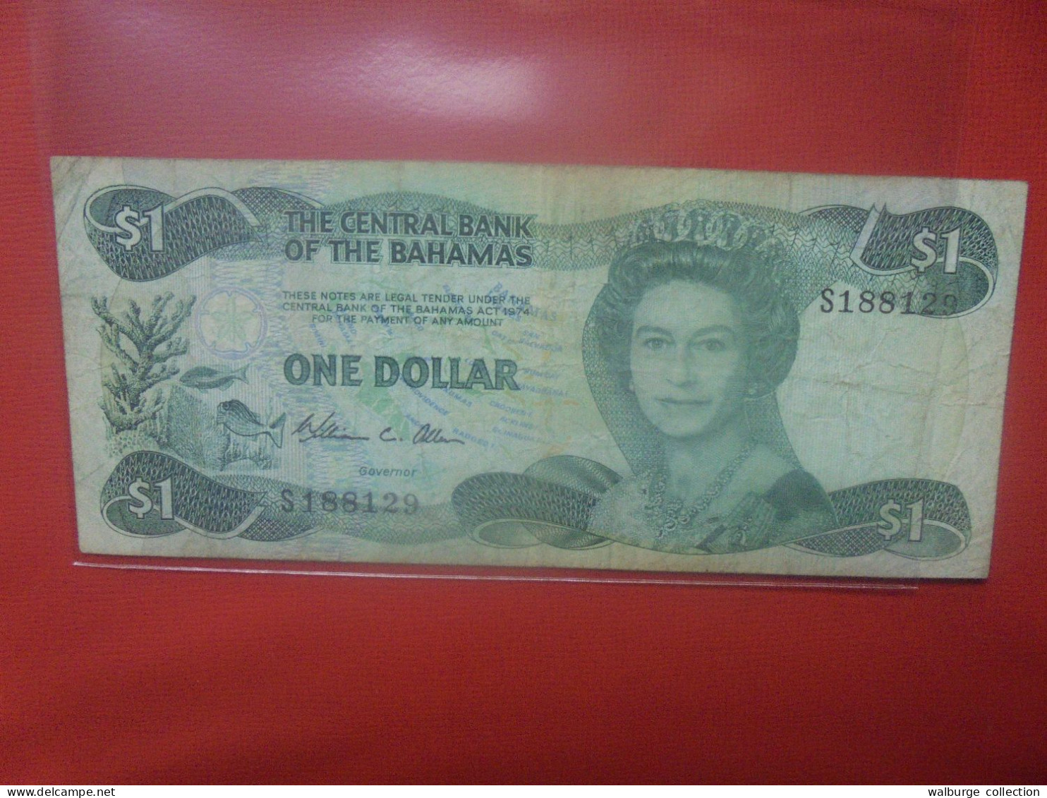 BAHAMAS 1$ 1974 Circuler (B.29) - Bahamas