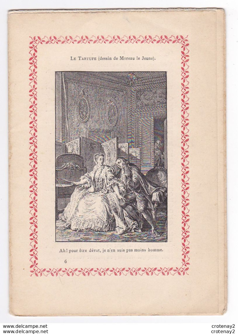 Livret Genre "Classique" Molière Le Tartuffe Livret 6 VOIR Description Dessin De Moreau Le Jeune - Libros De Enseñanza