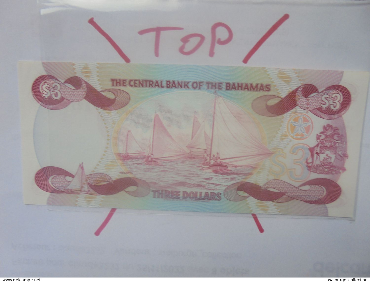 BAHAMAS 3$ 1974 Neuf/UNC (B.29) - Bahama's