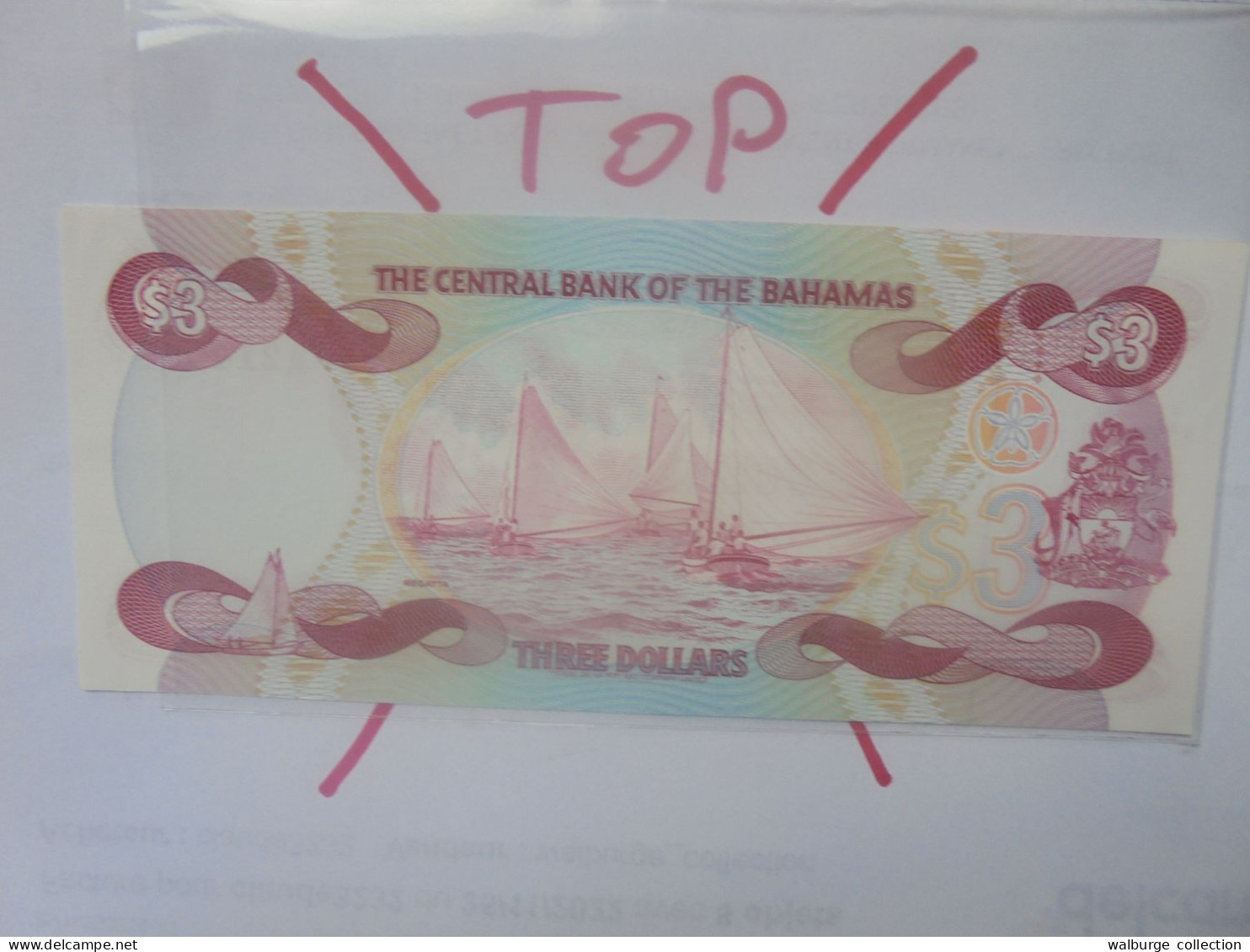 BAHAMAS 3$ 1974 Neuf/UNC (B.29) - Bahamas