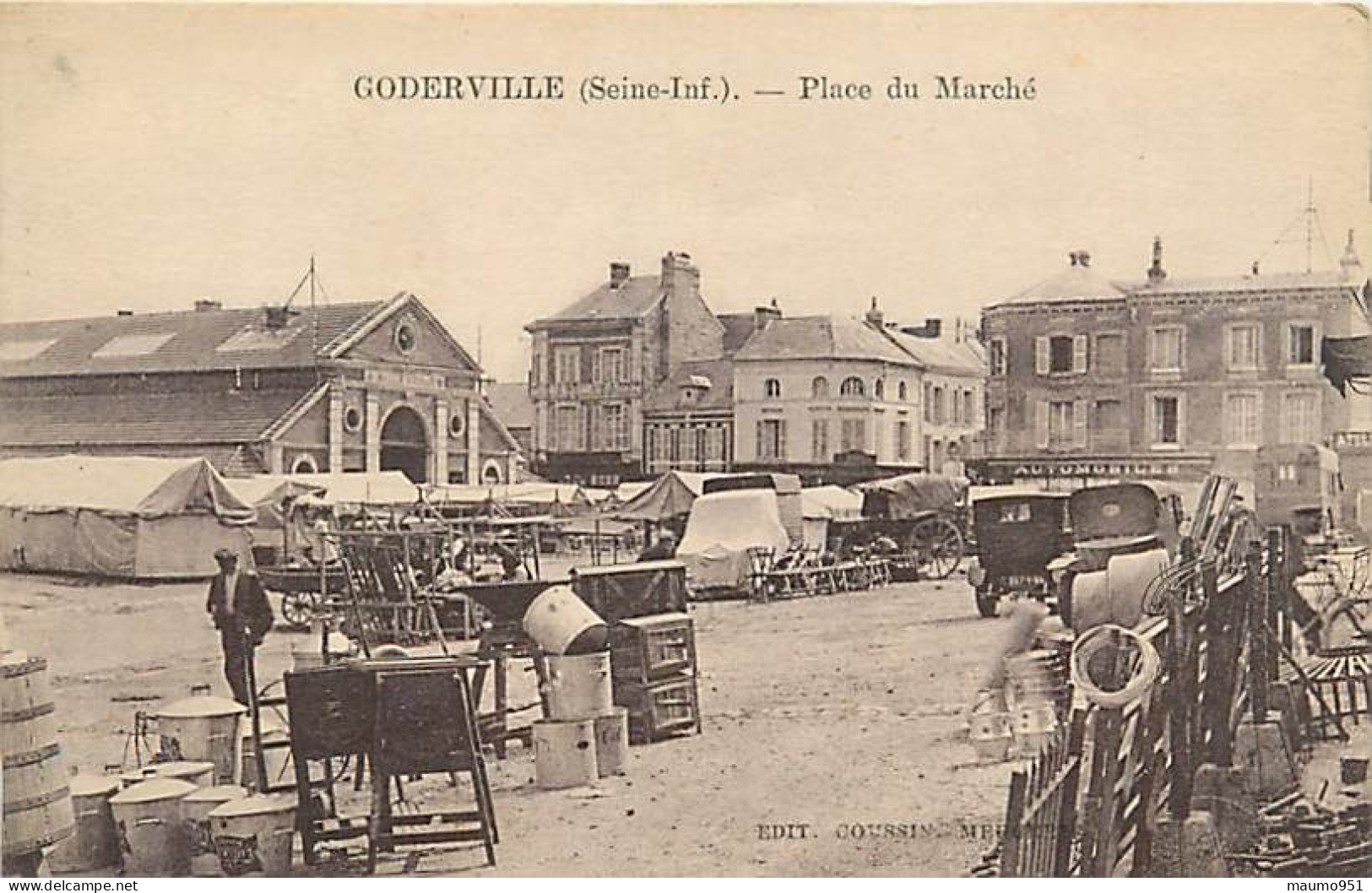 76 GODERVILLE - PLACE DU MARCHE - Goderville