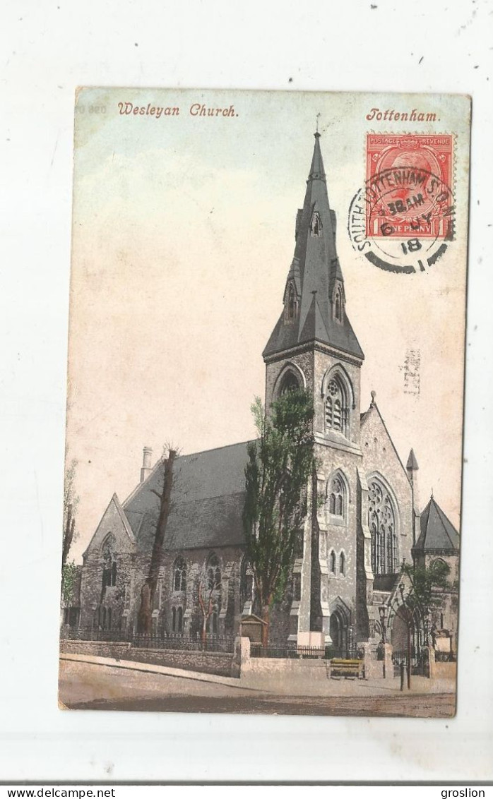 TOTTENHAM WESLEYAN CHURCH 1918 - London Suburbs