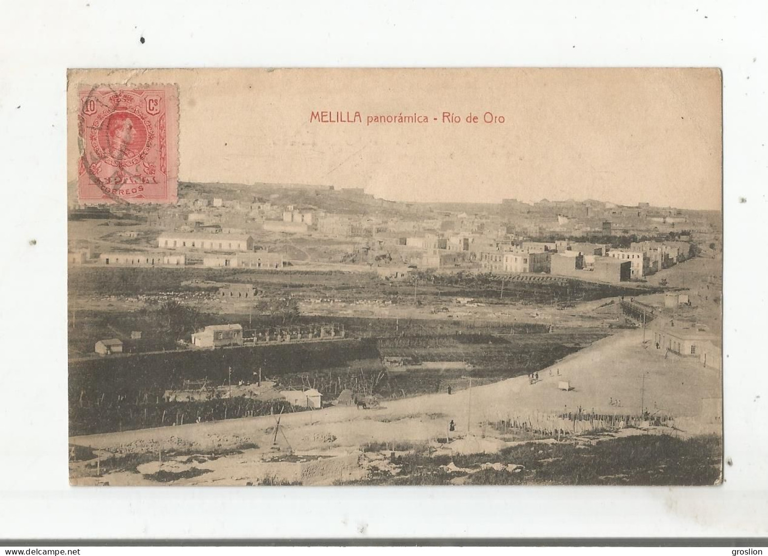 MELILLA PANORAMICA RIO DE ORO 1919 - Melilla