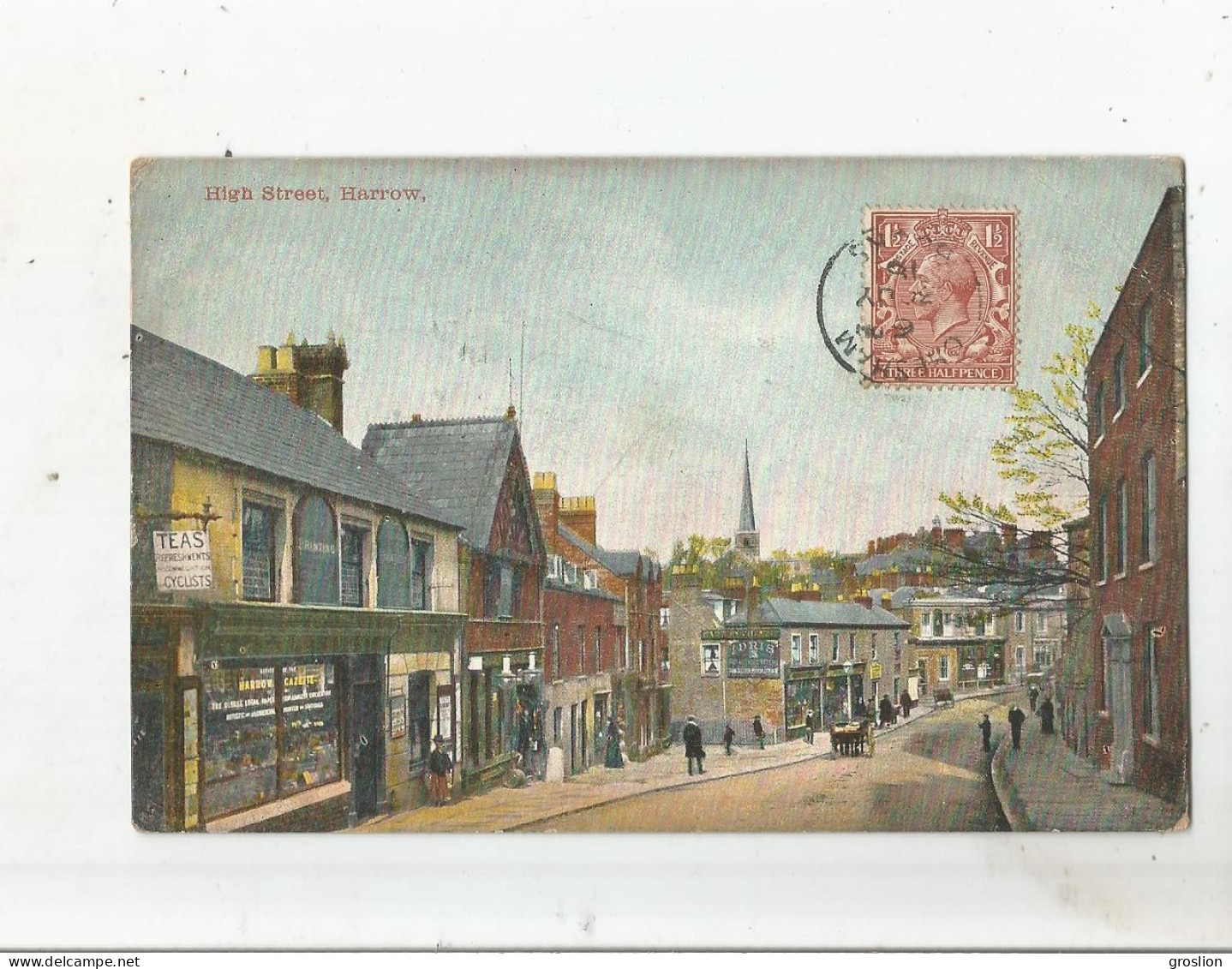 HIGH STREET HARROW 1918 - London Suburbs