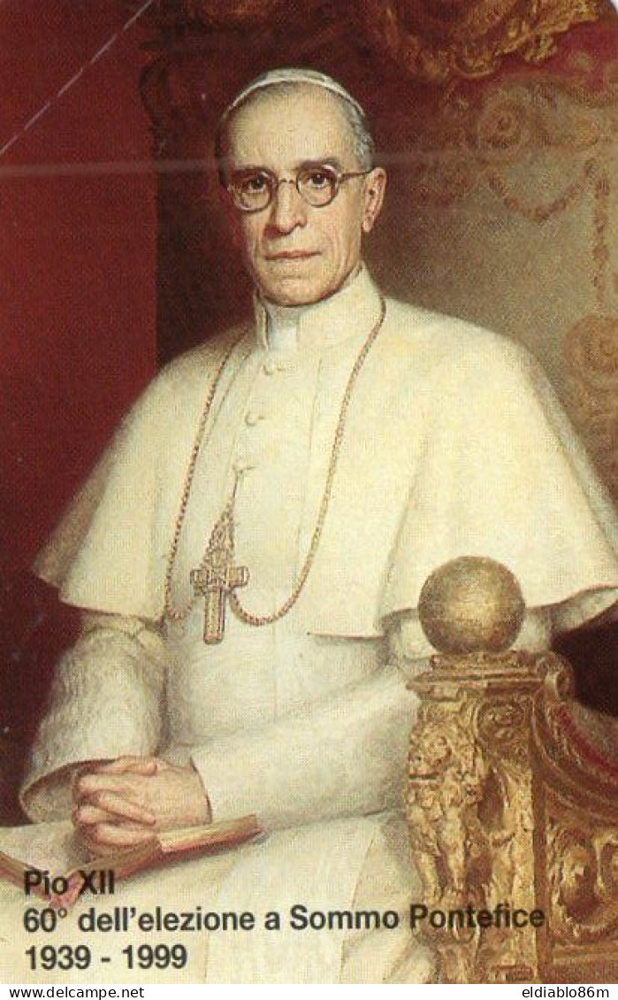 VATICAN - MAGNETIC CARD - SCV59 - POPE PIUS XII - PAINTING - MINT - Vatican