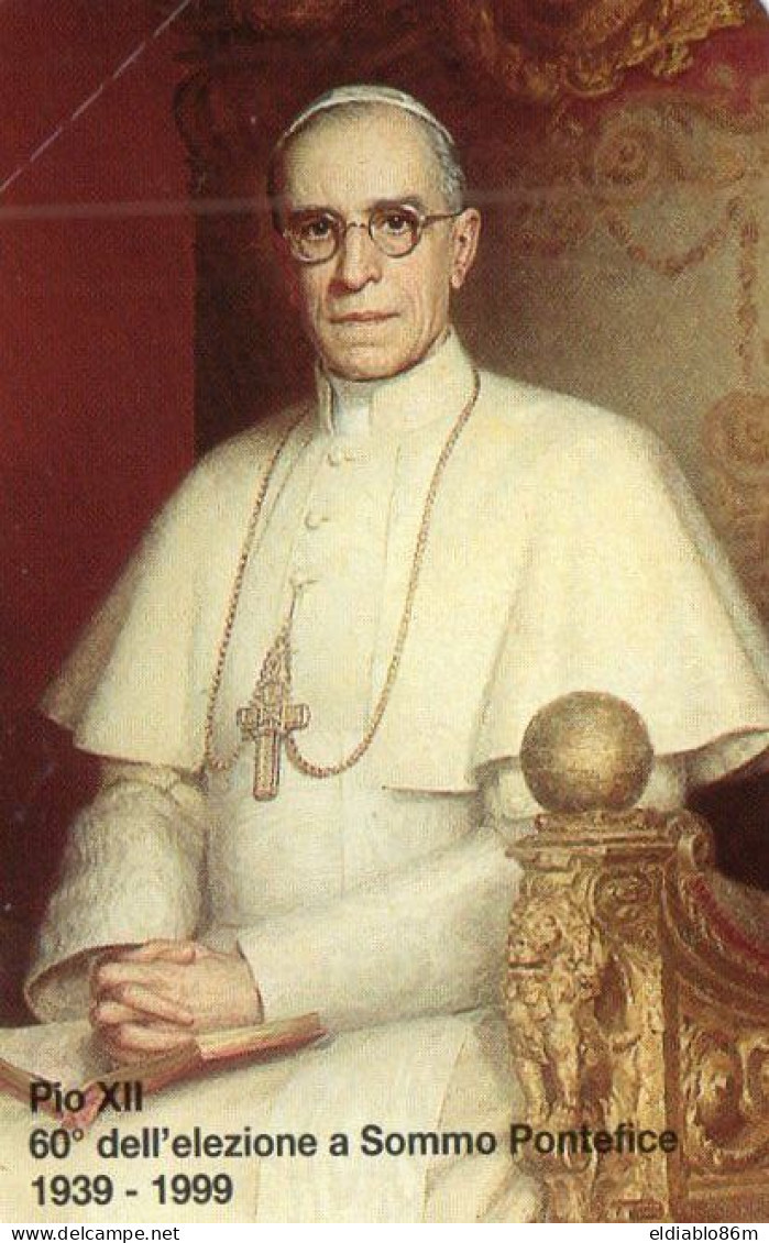 VATICAN - MAGNETIC CARD - SCV59 - POPE PIUS XII - PAINTING - MINT - Vaticano