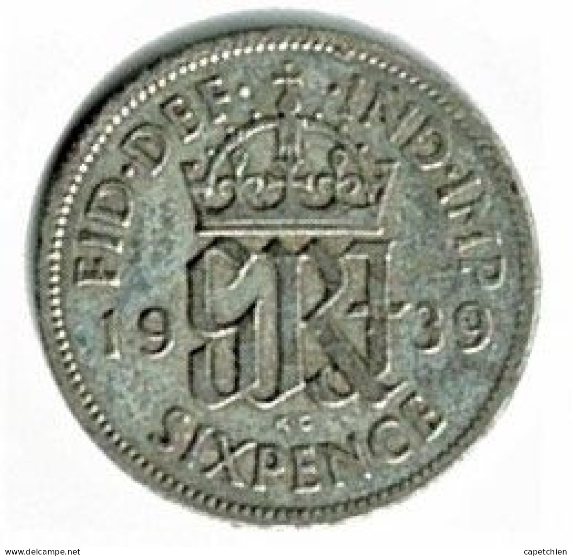 GRANDE BRETAGNE / SIX PENCE / GEORGES VI / 1939/ ETAT TTB + / ARGENT - Other & Unclassified