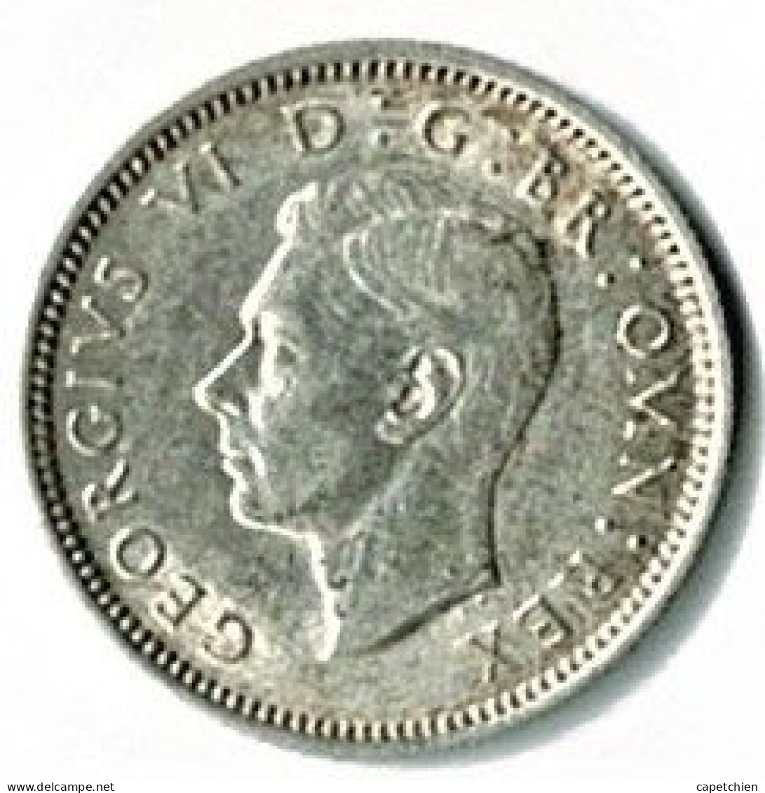 GRANDE BRETAGNE / SIX PENCE / GEORGES VI / 1942 ETAT TTB + / ARGENT - Andere & Zonder Classificatie