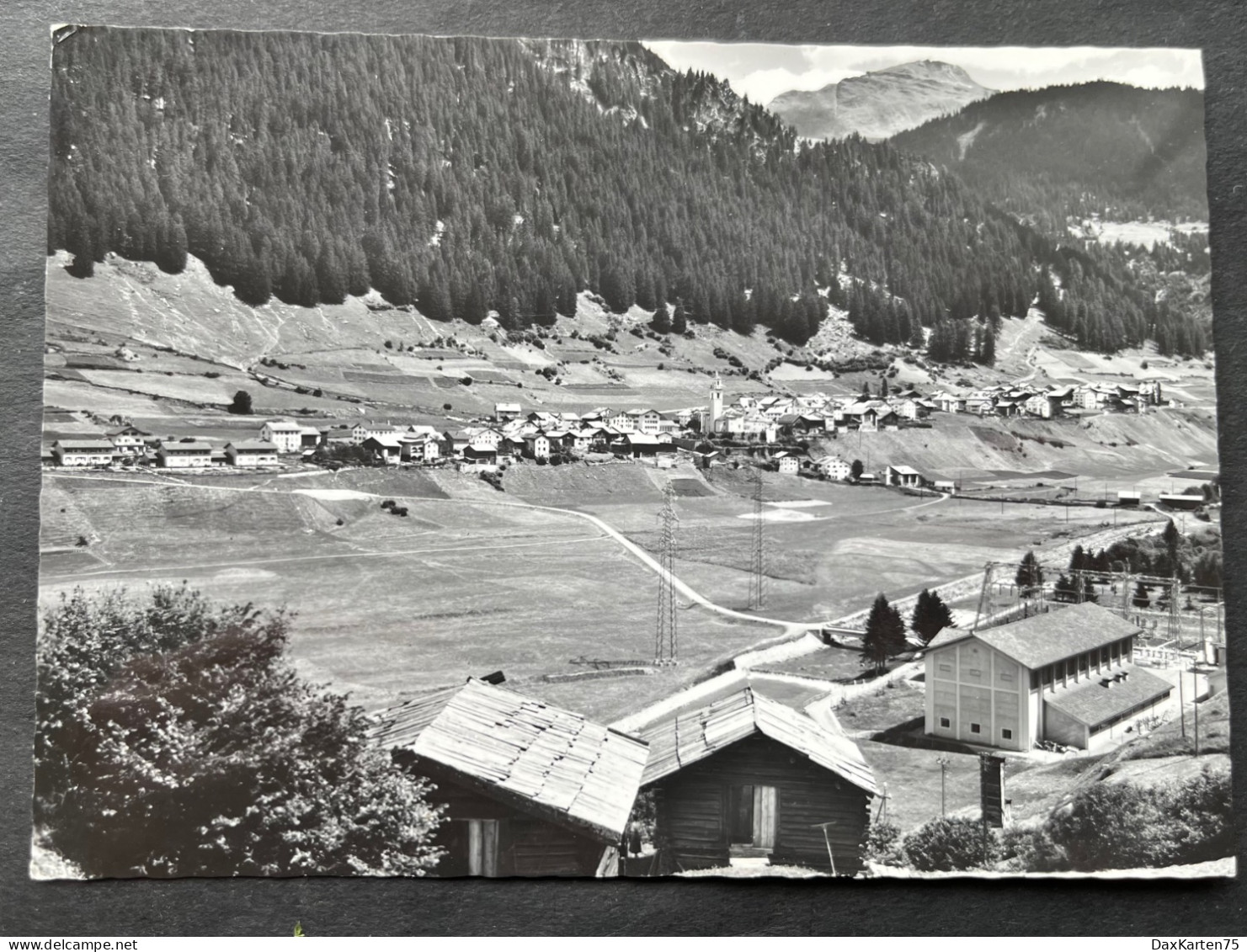 Tinizong Oberhalbstein Mit Kraftwerk Des Marmorerewerk - Tinizong-Rona