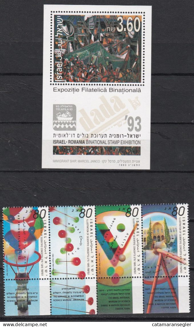 Israel 1993 MNH Tabs & Sheets Complete Year Set, See Pictures. - Volledig Jaar