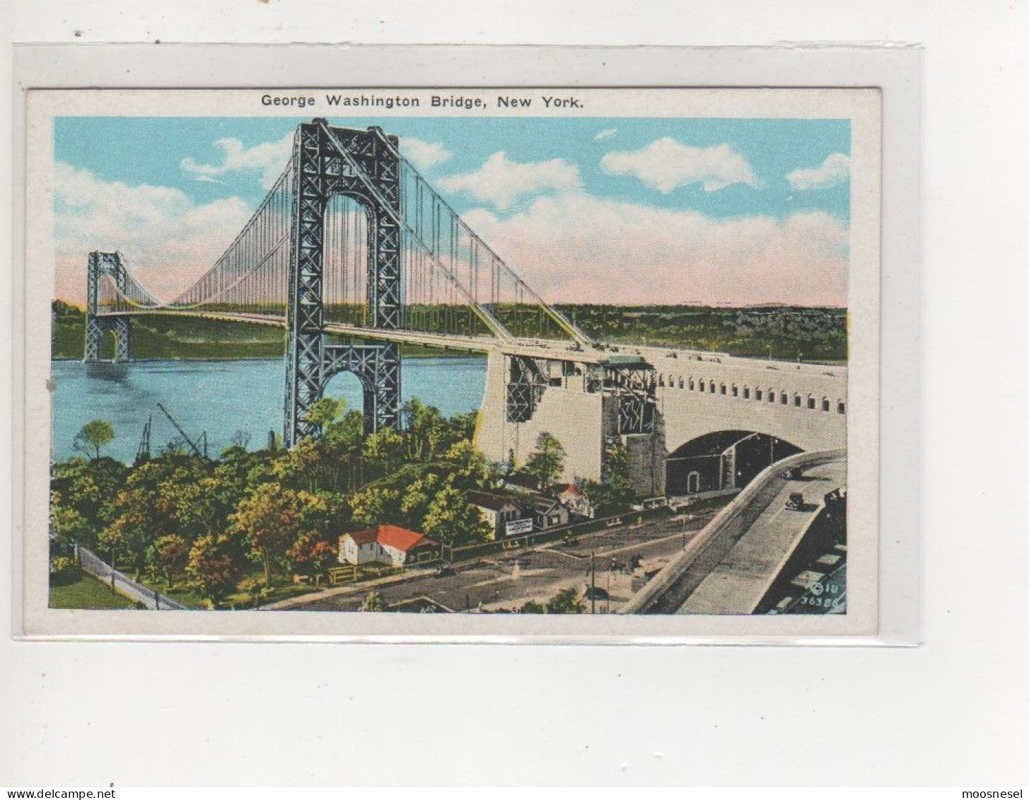 Antike Postkarte - GEORG WASHINGTON BRIDGE, NEW YORK. - Brücken Und Tunnel