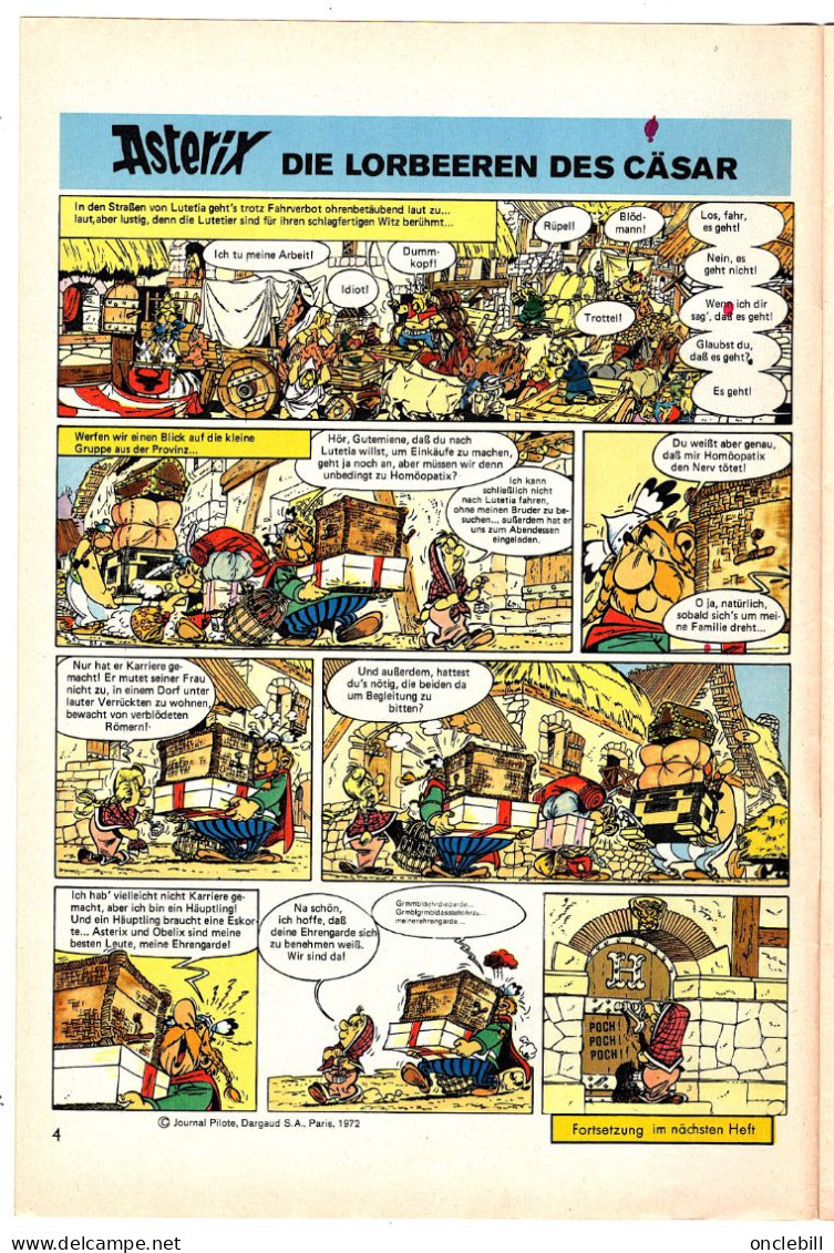 Mv Comix Revue N° 6 Marz 1972  Couverture Asterix état Superbe - Autres & Non Classés