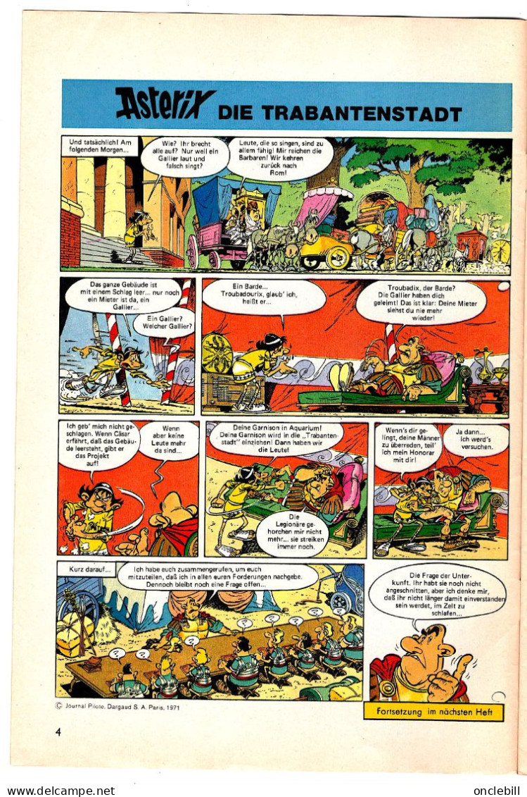 Mv Comix Revue N° 3 Januar 1972  Couverture Asterix état Superbe - Autres & Non Classés