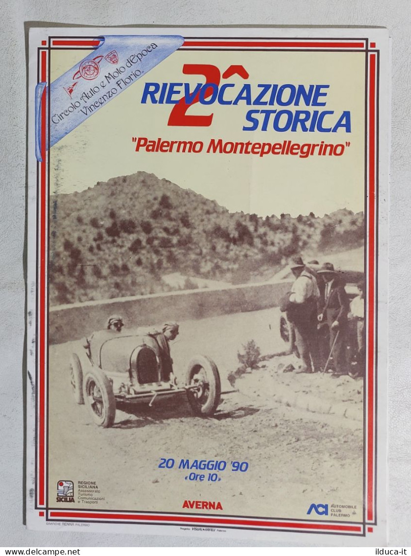 I113191 Depliant - Rievocazione Storica Palermo Monte Pellegrino 1990 - Libros