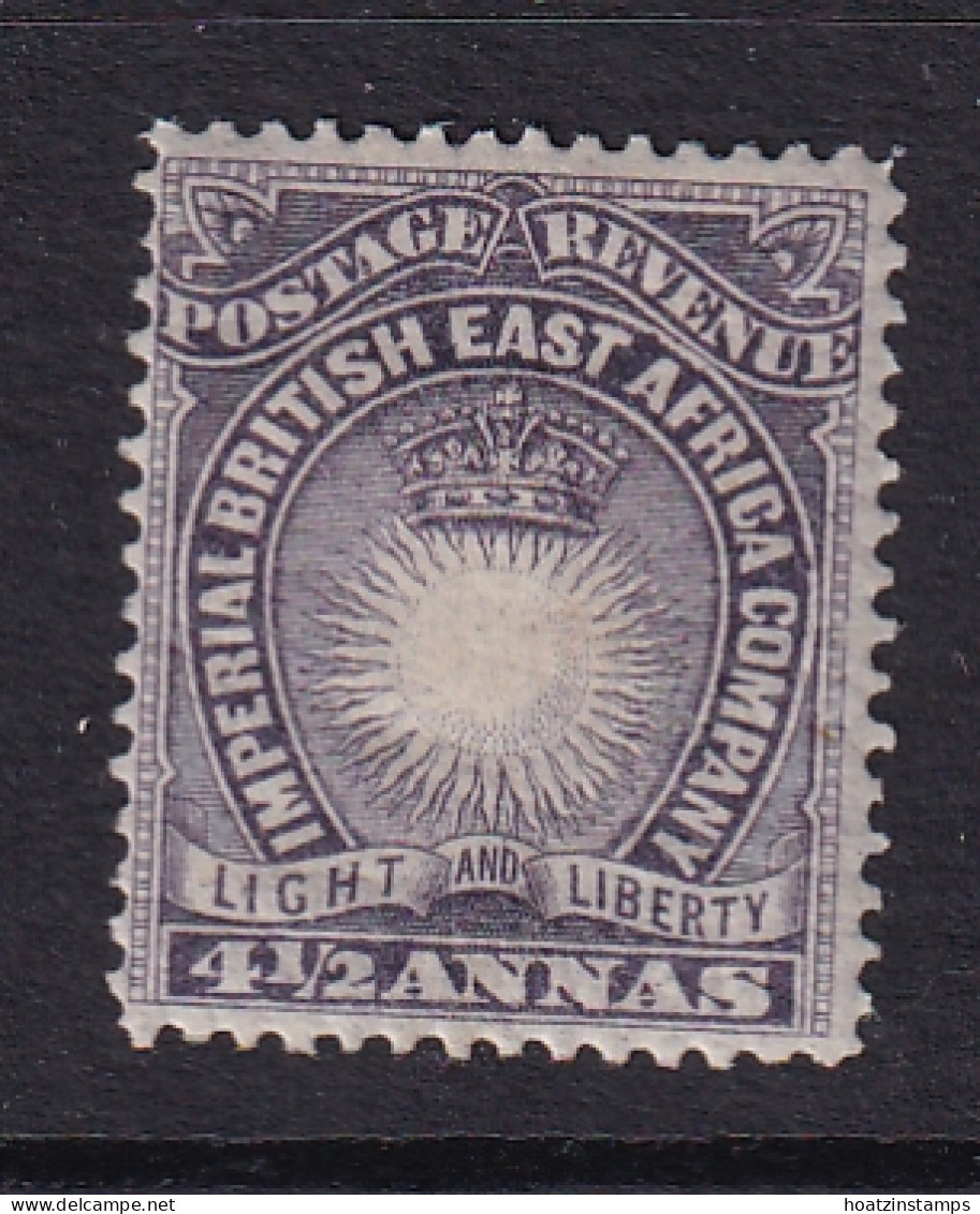 British East Africa: 1890/95   Light & Liberty   SG11    4½a   Dull Violet    MH - Brits Oost-Afrika